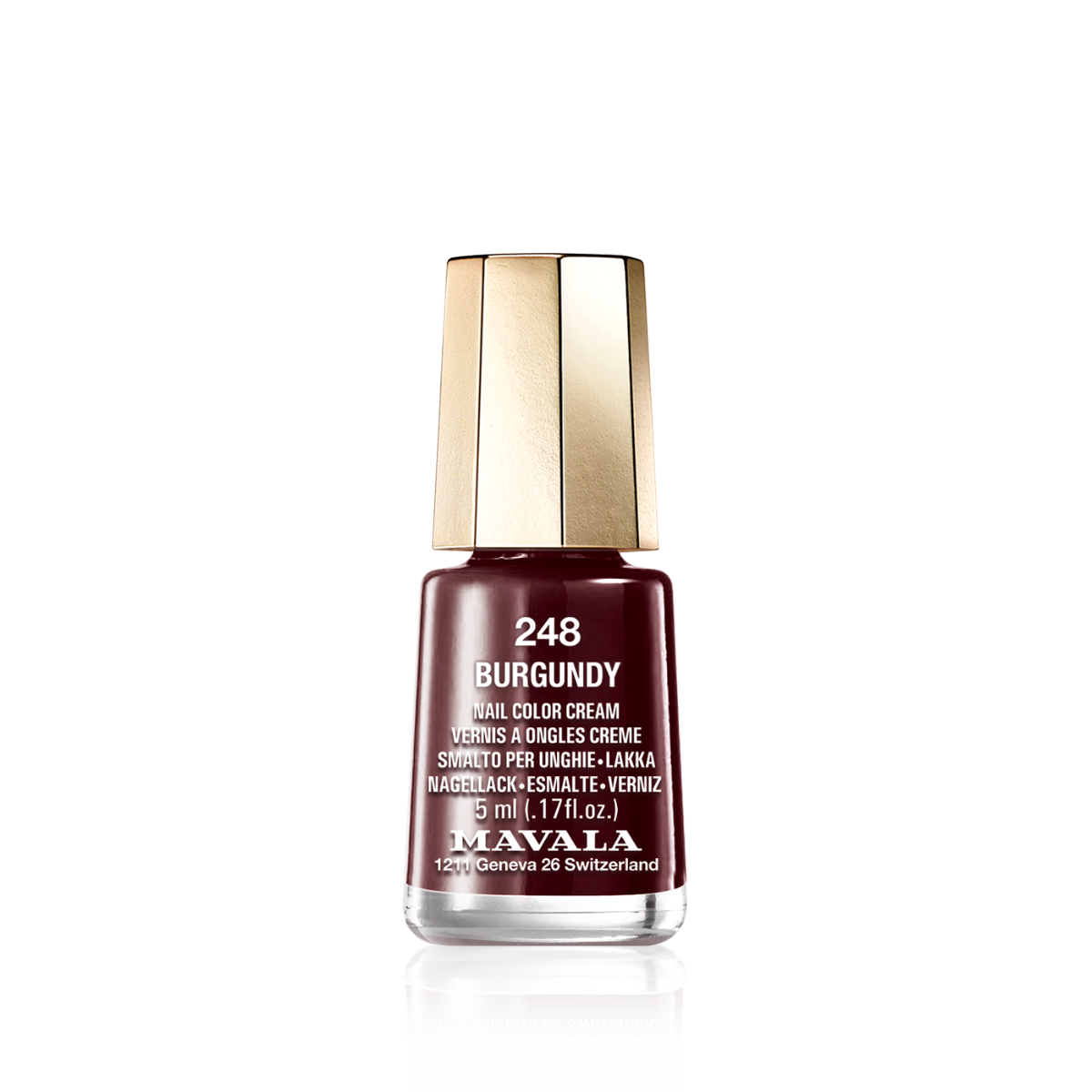 Mini Color Oje - 248 Burgundy