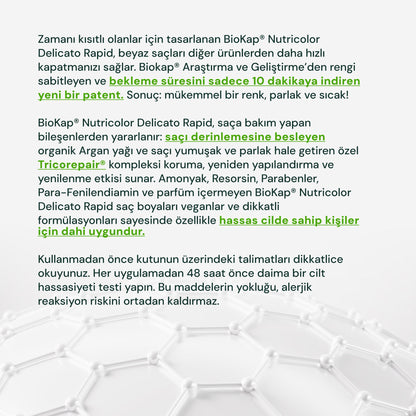 BioKap Nutricolor Delicato Rapid Saç Boyası 135 ml | 9.3 Ekstra Açık Altın Sarı