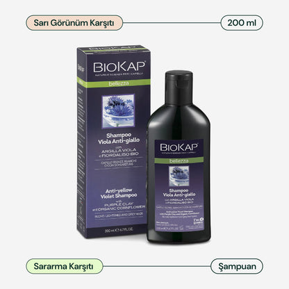 Bellezza Sarı Görünüm Karşıtı Mor Şampuan - 200 ml