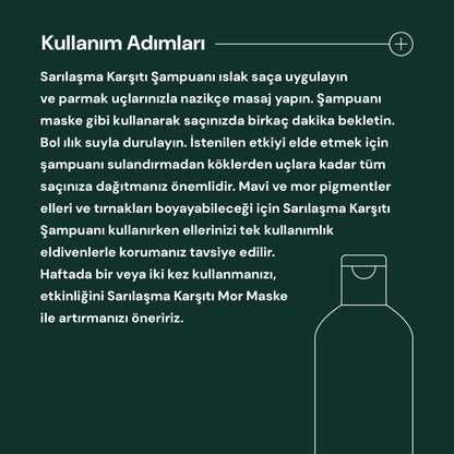 Bellezza Sarı Görünüm Karşıtı Mor Şampuan - 200 ml