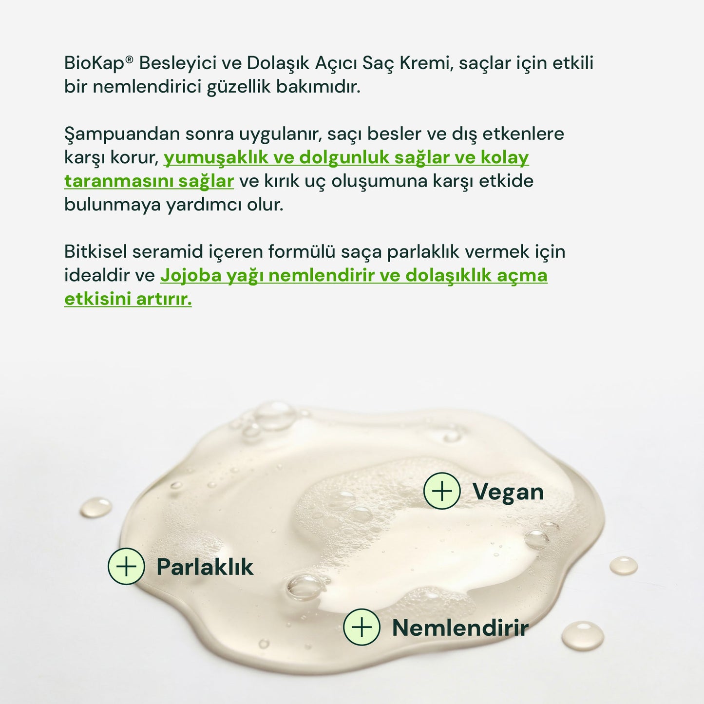 Biokap Besleyici ve Dolaşık Açıcı Saç Krem 125 ml