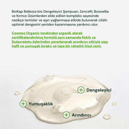 Biokap Bellezza Bio Yağ Dengeleyici Şampuan 200 ml