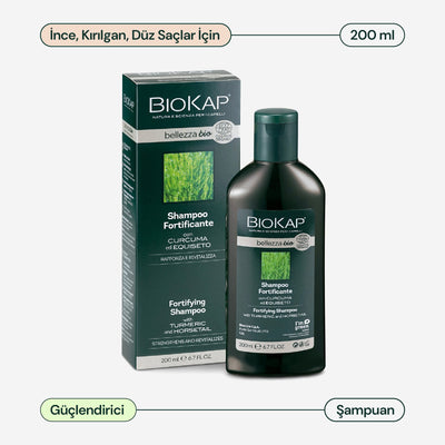 Biokap Bellezza Bio Fortifying Güçlendirici Şampuan 200 ml