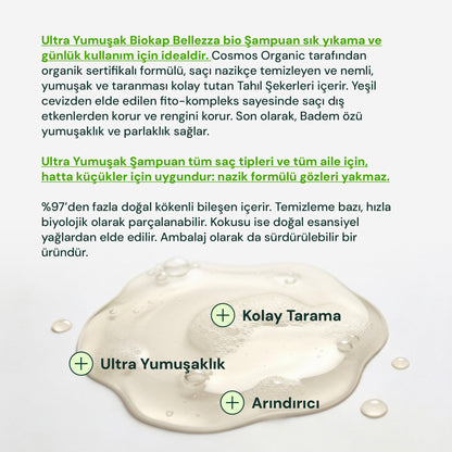 Biokap Bellezza Bio Ultra Yumuşak Şampuan 200 ml