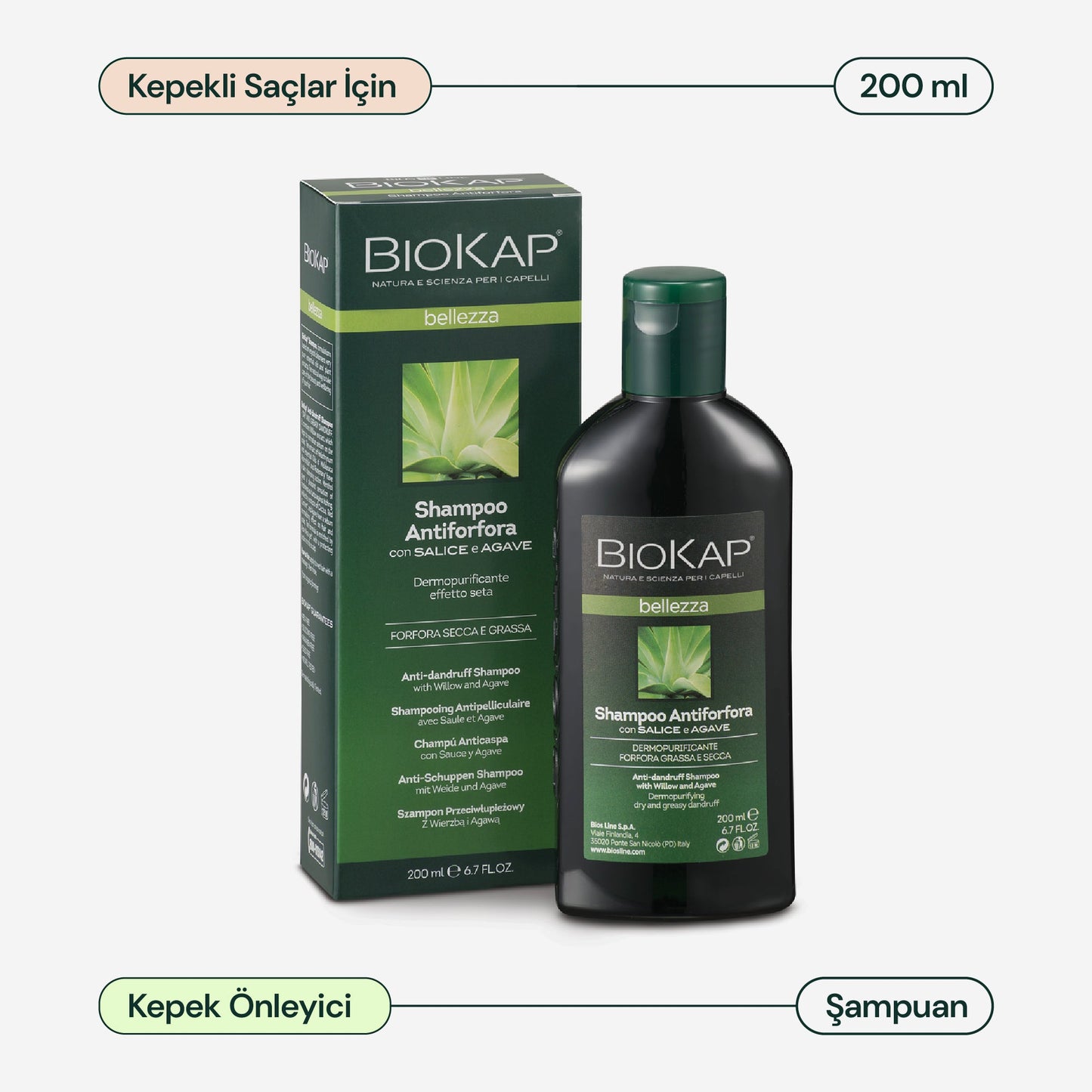 Biokap Kepek Önleyici Şampuan 200 ml